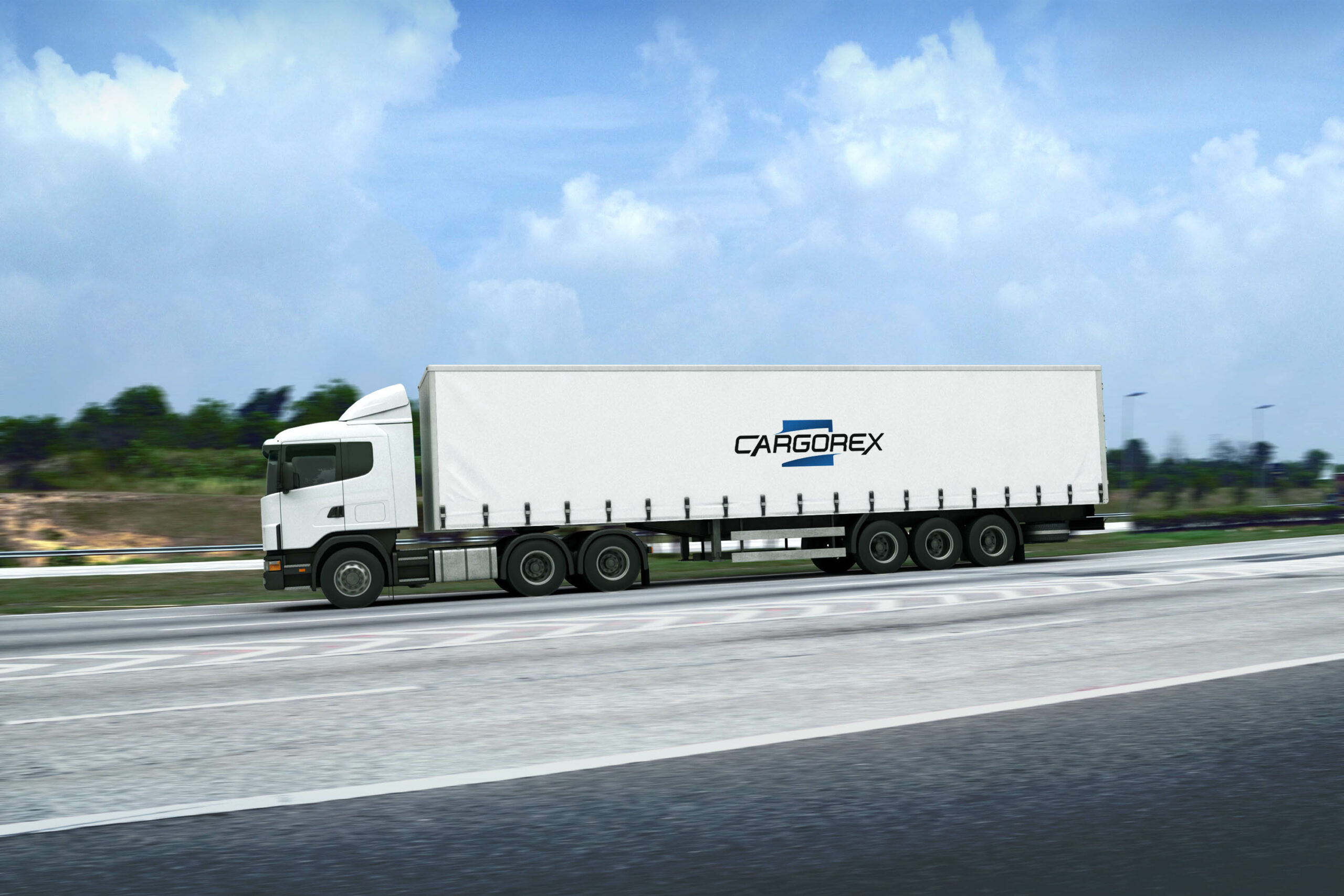 maquette cargorex 5 à l'échelle - Surrey Freight Services